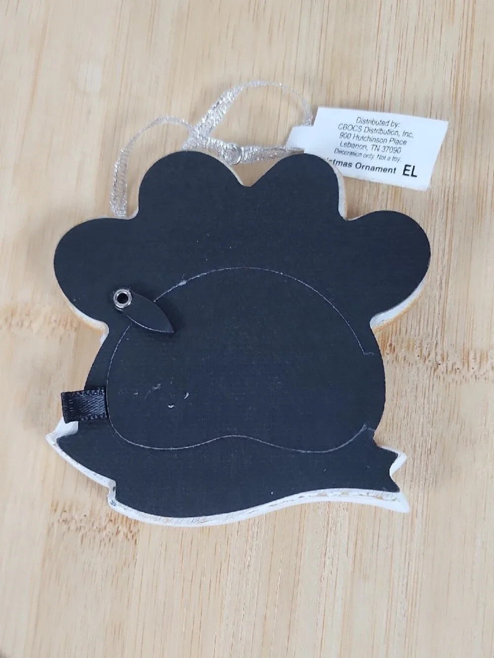 In Loving Memory Paw-Shaped Pet Photo Ornament